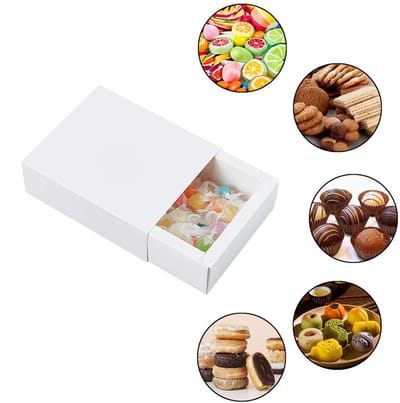 Dailygoods- Geschenkverpakking Schuifdoosje - Kraftpapier - Voor Zeep/Sieraden/Snoep - Voor Feestjes/Festivals - Diverse Maten - Ambachtelijke Ervaring - Cadeaudoos