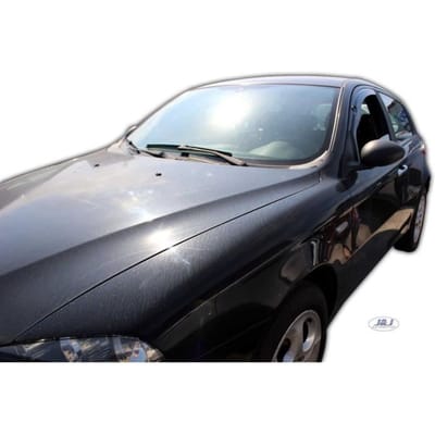 Déflecteurs d'air - J&J AUTOMOTIVE - Alfa Romeo 147 - Fumé - Acrylique renforcé - Installation facile