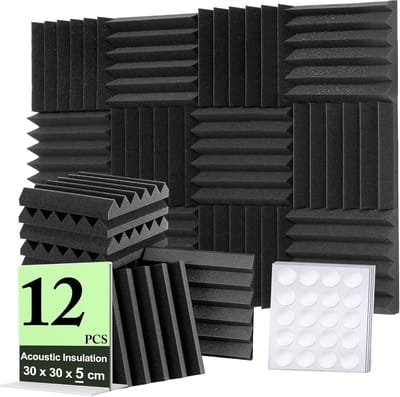 Lexium Akoustische Panelen - Geluidsisolatie Zelfklevend - Geluidsinstallatie - Noppenschuim