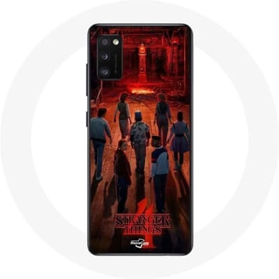 Hoesje voor Samsung Galaxy S20 Stranger Things Poster Crews Fan Art Seizoen 4