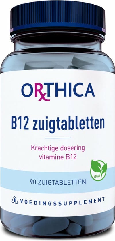 Orthica B12 zuigtabletten - Vitamine B12 - 90 zuigtabletten