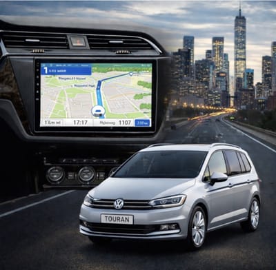 ADIVOX T1 9 inch geschikt voor Volkswagen Touran vanaf 2015 Android 15 CarPlay/Auto/Wifi/RDS/DSP/DAB+