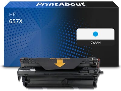 PrintAbout huismerk Toner 657X (CF471X) Cyaan Hoge capaciteit Geschikt voor HP