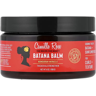 Camille Rose, Batana Balsem, voor Krul en Textuur, 108g (113 gram) black