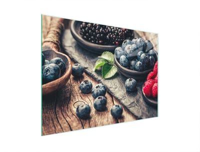 TMK ArtDeko Serie - Glazen Snijplank - 30x22 cm - Hartglas - Antislip