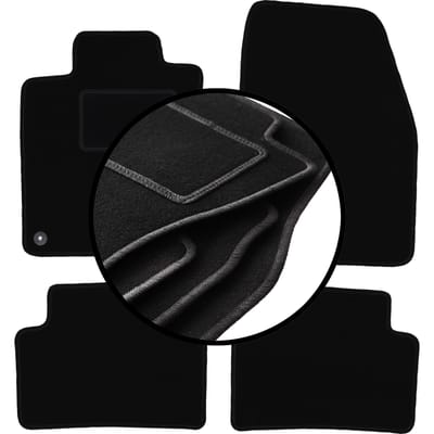Complete set veloursmatten voor: Renault Kadjar SUV (2015-)