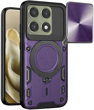 Hoesje geschikt voor Motorola Edge 70 Pro - Techsuit CamGuard Pro Back Cover - Paars