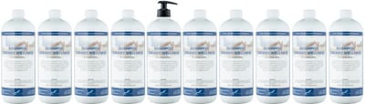 Shampoo Creamy Wellness - 1 liter - 10 Stuks - met pomp - Voordeelverpakking - Haarverzorging