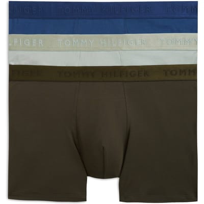 Tommy Hilfiger 3-pack Boxer Brief Green/grey/blue Taglia: M | Biancheria intima Outlet | Uomo | Verde
