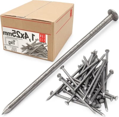 Houtnagels - Bouwnagels Spijkers - Constructie Werk - Precisie Diameters - 1kg 3330 Stuks - Blank