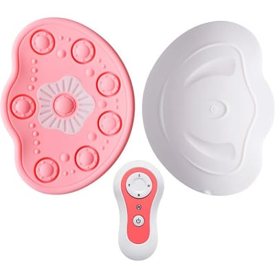 Elektrisch Borstmassage-instrument Comfortabel om te Dragen 8 Massagekoppen Voor het Bevorderen van Borstgroei en het Versnellen van de Lichaamscirculatie roze