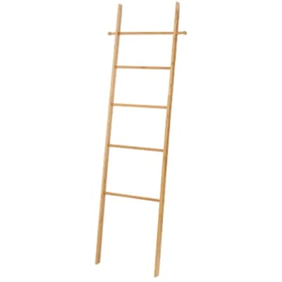 WENKO Handdoekladder Bahari bamboe - Handdoekrek - Handdoekhouder - Handdoekenrek - Handdoekstang