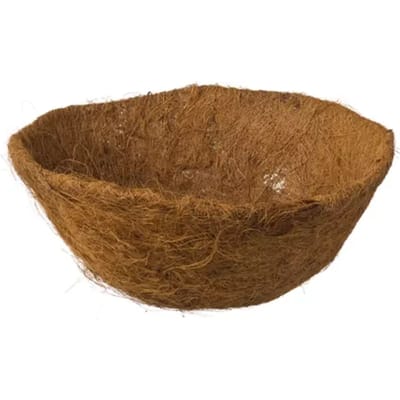 Nature Voorgevormde Kokosinlegger Voor Hanging Basket Met Waterkering - Ø30 Cm