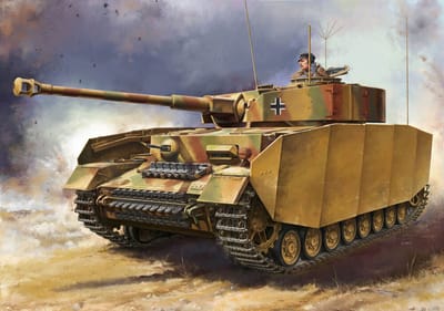 HobbyBoss Modelbouwpakket Militaire voertuigen - 84842 Duitse Pzkpfw IV Ausf.J Middelzware Tank - Panzerkampfwagen IV - Tank Plastic - 1:48 - Modelbouw