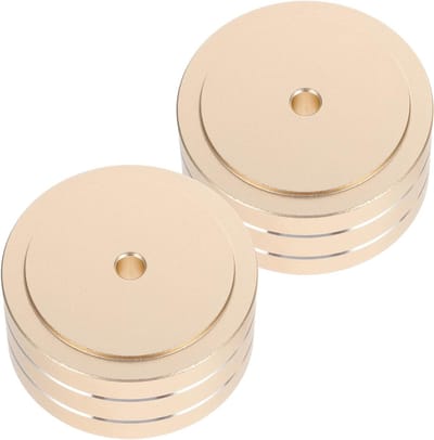 Apparatuur Voetjes - Isolatie Pads - Trillingen Dempen - Rubberen Basis - 6 Stuks - Goud