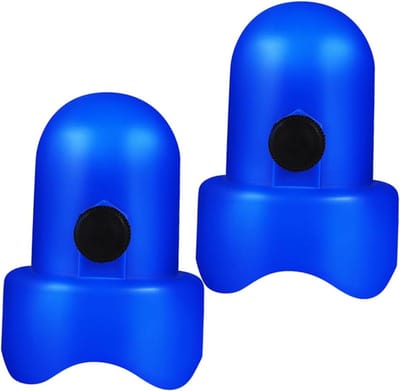 Trampolinepaalhoezen - Paaldop Set - Trampoline Onderhoud - Bolvormig Aantrekkelijk Design - 8.20X5.50X5.50CM - Blauw
