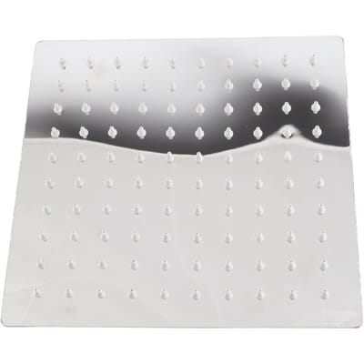 Pommeau de douche en acier inoxydable 201 8 pouces Pommeau de douche à effet pluie haute pression pour salle de bain gray