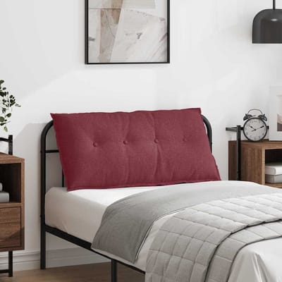 vidaXL - Rugkussen - Wijnrood - 200 - x - 19 - x - 50 - cm - Stof