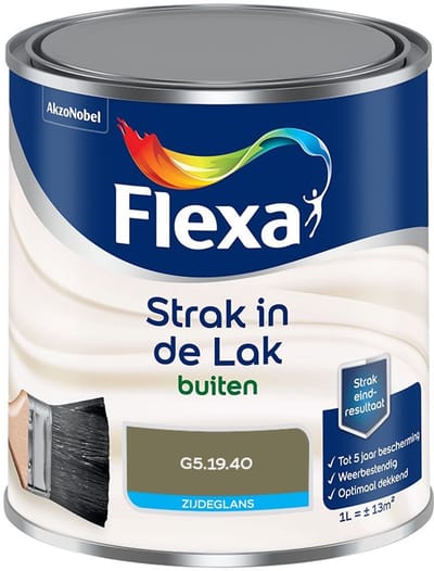 Flexa - Strak In De Lak Buitenlak Zijdeglans - G5.19.40 - Mengverf - 1 L