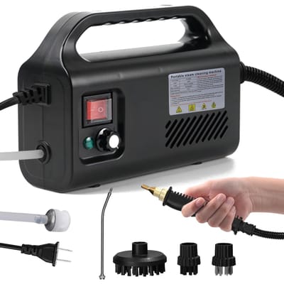 Nettoyeur à vapeur haute pression et haute température, Machine multifonctionnelle de nettoyage domestique pour la maison noir