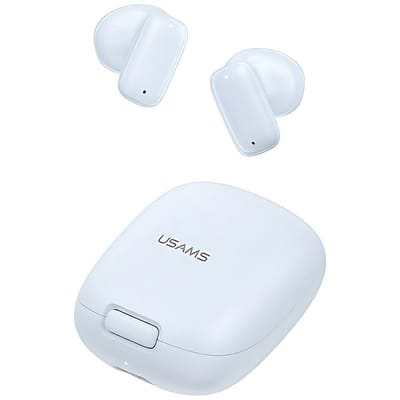 USAMS ID Series - Bluetooth Hoofdtelefoon - 5.3 - Draadloos - Niebieski