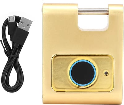Smart Keyless Waterdicht Biometrisch Vingerafdruk Hangslot - Veiligheidsslot USB Oplaadbaar - Reisetui Gym Locker Koffer Rugzak Slot