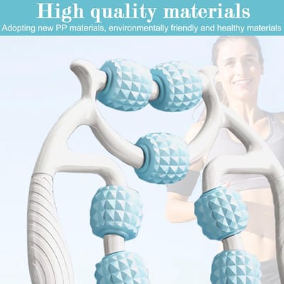 Dailygoods- Cellulitis Massageapparaat 9 Wielen - Massage Roller - Vetverbranding - Bloedcirculatie - Anti-Cellulitis - Verstevigt Benen - Massageroller