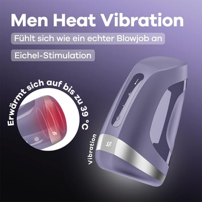 Satisfyer 'Men Heat Vibration' - verwarmend