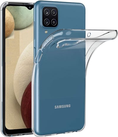 Hoesje voor Samsung Galaxy A12 backcover Shockproof siliconen Transparant