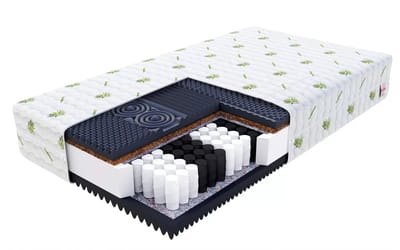 FDM® MORK Matras 80x200 cm - Hoogte 24 cm H3 en H4 - Pocketvering Matrassen - Dubbelzijdig - 7 zones - Antiallergisch