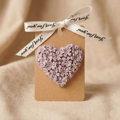 20x koelkast magneet hart met hortensia bloemen uitdeelcadeau voor gasten - Bruiloft bedankje - babyshower cadeau - vrijgezellen feest bedankje - doop bedankje - housewarming cadeau - verjaardag magneet
