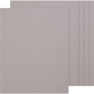 Grijs karton 40 x 50 cm, 5 stuks