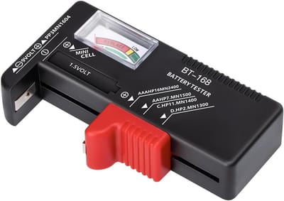 Batterijtester Universeel - Batterijmeter Controle - Apparaat Status - Geen Extra Batterijen - 110 x 61 x 42 mm