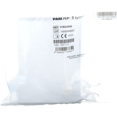 PARI PEP S Ademtherapie Systeem met Mondstuk - Positive Expiratory Pressure (PEP) voor Slijmverwijdering & Longreiniging - Incl. Neusclip, Slang & Klep - Thuis & Klinisch Gebruik