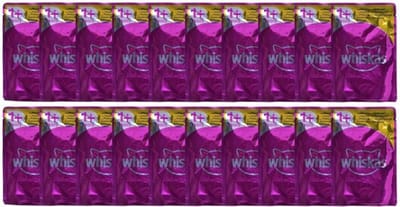 Whiskas - Natvoer - Drankensmaak - 80x85g - Gemakkelijk te Delen