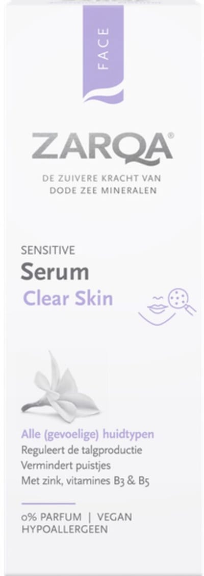 ZARQA Sensitive Serum Clear Skin - 30ml - Hypoallergeen