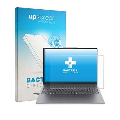 upscreen - Screenprotector voor Lenovo IdeaPad Slim 5i Gen 11 16" - Folie Beschermfolie transparant antibacterieel