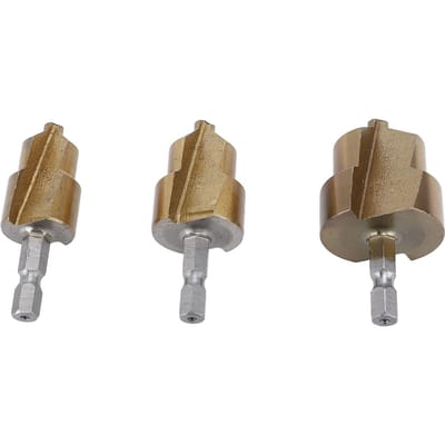 3 Stuks Expansie Reparatie Boor voor PPR Waterleiding Buis Zeskant Schacht Liftende Getrapte Boor Ruimer