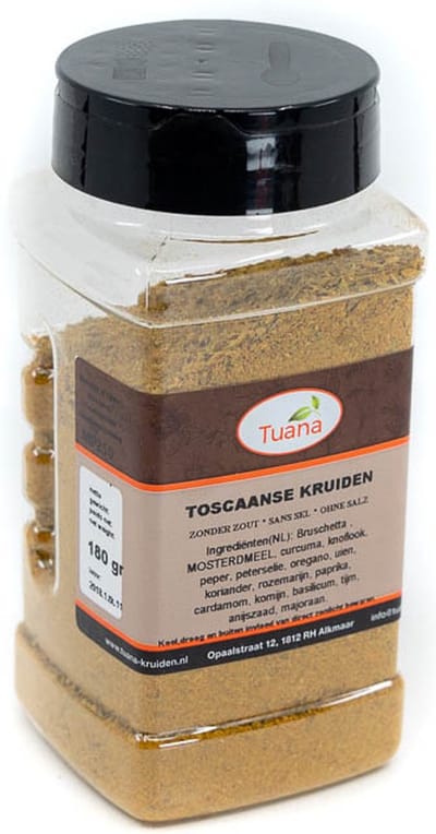 Tuana Kruiden - Toscaanse Kruiden - Strooibus 140 Gram - Tuanashop - MP-T-0012