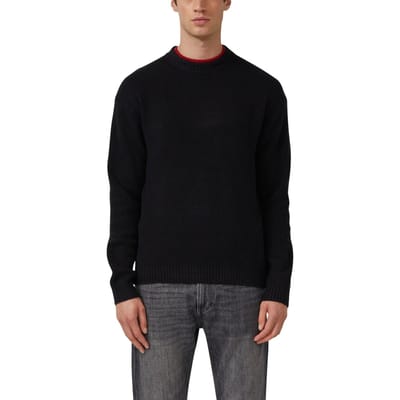 s.Oliver  Pullover Black Taglia: M | Maglioni a maglia Outlet | Uomo | Nero