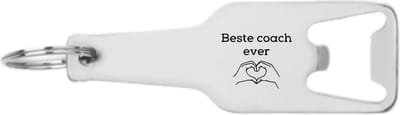 Akyol - beste coach ever flesopener - Coach - leukste coach - trainer - coach - leuk cadeau voor iemand die coach is - 105 x 25mm