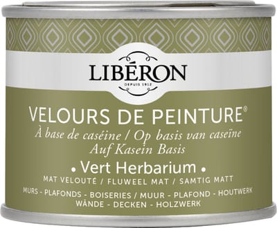 Liberon Velours De Peinture Muurverf - Mat - Vert Herbarium - 0,125l