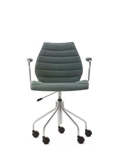 Kartell Maui Soft draaistoel - groen