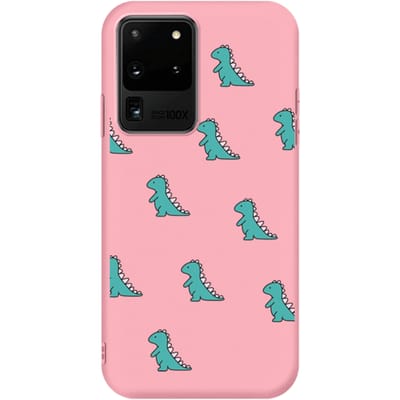 Mocaa  Samsung Galaxy S20 Ultra Dino Case Roze