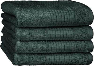 Gastenhanddoeken Set - Handdoeken Gasten - Badkamer Gebruik - 100% Zacht Katoen - 30x50cm - Jungle Groen