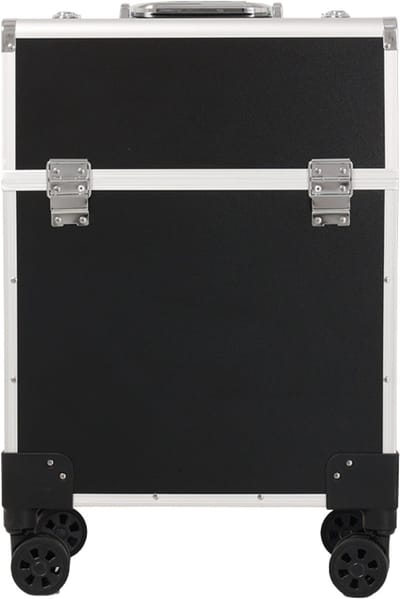 Guardian Beauty Nagel Beautycase - Aluminium -Make-up Trolley & Koffer - Cosmetica Organizer - Zwart - Kapper, Make-up, en Tattoo Artiest