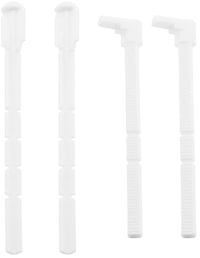 Spoelplaat Actuator Set - Spoelstang Set - Toilet Onderhoud - Duurzaam ABS Materiaal - 1437 mm en 123 mm - Wit