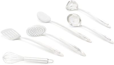 Keukengadgetset, roestvrij staal, 6 stuks