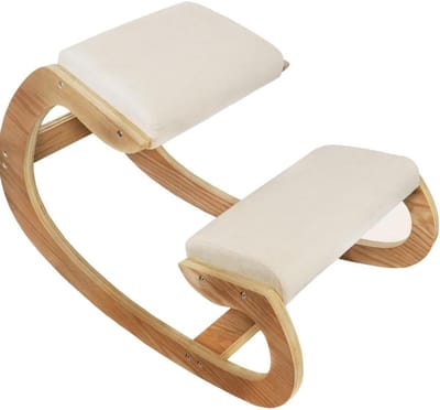 AHD® Kniestoel - Douchekruk - Ergonomische Bureaustoel - Beige - 85cm x 55cm x 55cm