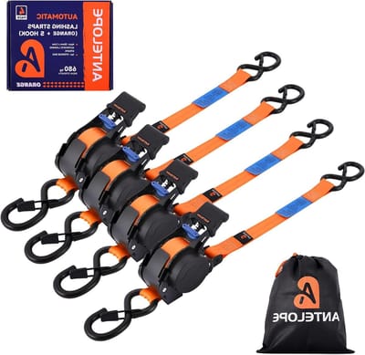 Automatische Spanbanden - Spanriemen Ratel - Vastzetten Lading - Intrekbaar Systeem - 36m x 25mm - Oranje